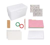 Juego de 350 hojas de blocs de notas de bolsillo, papel de notas y tarjetas de notas de colores con carpeta adhesiva, divisor, anillos, estuche de almacenamiento para bolígrafos, organizadores de