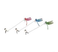 Juego de 36 clips de libélula falsa para decoración de jardín y asustar moscas (3 piezas)