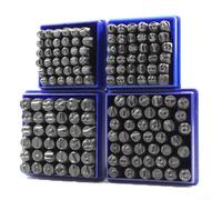 Juego de 36 perforadores de estampado con alfabeto y números de acero para metal, cuero, madera, oro, plata, cobre y artesanía (5 mm)