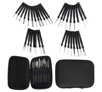 Juego de 36 piezas de herramientas de extracción de clavijas de conector eléctrico, extractores de acero inoxidable para coche, motocicleta, electrodomésticos