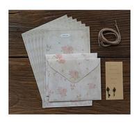 Juego de 36 sobres florales románticos, almohadillas de cartas, calcomanías de sellado, tarjetas de invitación, cubierta para bodas, fiestas, eventos, suministros de oficina (color D)