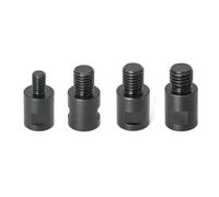 Juego de 4 adaptadores de amoladora angular, acero al carbono, accesorios convertidores de amoladora para pulidora y herramienta de taladro