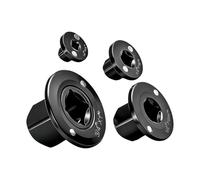 Juego de 4 adaptadores de enchufe de perfil bajo de alta resistencia, adaptador de controlador de trinquete reductor, procesador profesional de tamaño de puerto de alta dureza