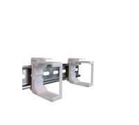 Juego de 4 adaptadores de soporte para regulador de intensidad Shelly 2 y Shelly RGBW 2 para riel DIN (35 mm) (4)