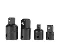 Juego de 4 Adaptadores y Reductores de Enchufe de Acero al Cromo Vanadio - 1/4", 3/8", 1/2" de Llave de Carraca Adaptador de Llave de Vaso Kit de Conversión de Expansión