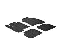 LAMPA 24590 Alfombrilla de Goma negro Compatible con FIAT Panda Hatchback 312, 319