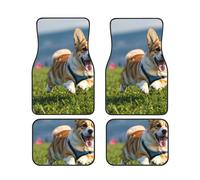 Juego de 4 alfombrillas antideslizantes con estampado de corgi, para furgonetas y sedanes