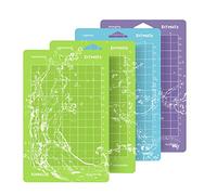 Juego de 4 alfombrillas de corte para Cricut Joy autoadhesivas de corte para Cricut Joy accesorios Cutting mat multitud adhesiva, antideslizante de corte (4,5 x 6,5 cm)