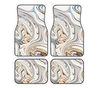 Juego de 4 Alfombrillas para Coche, Ideales para Tierra y mar. Alfombrillas universales para la Parte Delantera y Trasera del vehículo. Accesorios para automóviles, Camiones y sedanes.