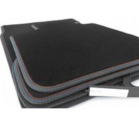 Juego de 4 alfombrillas premium para BMW G20 G21 G80 M3 doble costura terciop...