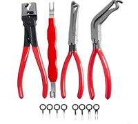 Juego de 4 alicates separadores de conectores eléctricos para uso automotriz, incluyendo sensor de flujo de aire masivo y extracción de conector de bobina de encendido