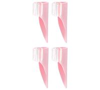 Juego de 4 almohadillas correctoras de juanetes, separador suave de dedo gordo del pie para juanetes, protectores espaciadores de dedo gordo