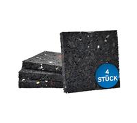 Juego de 4 Almohadillas de amortiguación para Lavadora, Secadora y Altavoz, Alfombrilla de Goma Antideslizante, Fabricada en Alemania