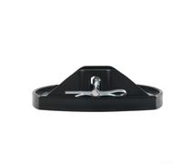 Juego de 4 almohadillas de apoyo para gato de caravana, color negro, bloque de equilibrio antideslizante para remolque para estacionamiento de autocaravanas para pie estabilizador