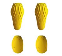 Juego de 4 almohadillas de armadura con certificación CE Nivel 2 para codo y hombro, homologado Nivel 2, hombros y codos para chaquetas y pantalones de motocicleta.