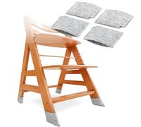 Juego de 4 almohadillas de fieltro para sillas altas, puntas de patas de silla, accesorios compatibles con los modelos Hauck Alpha, Beta y Roba Sit Up; evitan arañazos y ruidos.