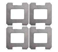 Juego de 4 almohadillas de limpieza de robot de microfibra, para WINBOT W1, W1 PRO, W2 PRO, W960, accesorios de robot de limpieza gris
