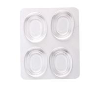 Juego de 4 almohadillas de silencio de tambor para reducir el tono, gran sonido de tambor, silicona transparente, fácil de pegar, reutilizable, juego de batería