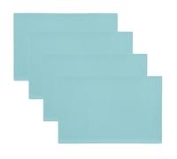 Juego de 4 almohadillas de silicona para estantes y manteles antideslizantes, 45 x 30 cm, resistente al calor, corte a medida, apto para lavavajillas (azul)