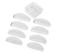 Juego de 4 almohadillas de silicona para permanente de pestañas, lavables, multiusos, para el hogar, salón, sensible, portátil, accesorios para rizar pestañas