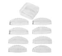 Juego de 4 almohadillas de silicona para permanente de pestañas, lavables, multiusos, para el hogar, salón de belleza, herramientas de permanente de pestañas
