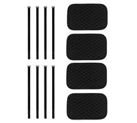 Juego de 4 almohadillas para escaleras de litera, cómodas y antideslizantes, almohadillas suaves con diseño de espuma gruesa, cubierta de seguridad para escalones para cama de dormitorio, reposapiés
