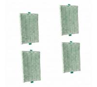 Juego de 4 almohadillas para mopa Vorwerk Kobold SP7 SP600 SPB100 | Toallitas de repuesto de microfibra lavables para limpieza húmeda sin rayas en parquet, azulejos y laminados. Absorbente y