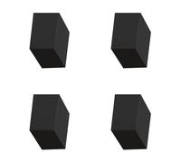 Juego de 4 almohadillas protectoras de aislamiento de esponja que aseguran el ruido de las vibraciones de manera efectiva y amortiguadoras de vibraciones, almohadillas espaciadoras de espuma