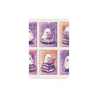 Juego de 4 ambientadores de coche con diseño de fantasmas de dibujos animados, tarjetas perfumadas para colgar en tabletas de aromaterapia