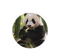 Juego de 4 ambientadores de coche con diseño de panda gigante, tarjetas colgantes con aroma a lavanda de larga duración para el interior del vehículo, decoración de fragancia impresa de doble cara