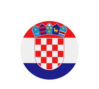 Juego de 4 ambientadores de coche con la bandera de la República de Croacia, tarjetas colgantes perfumadas de lavanda de larga duración para el interior del vehículo, decoración de fragancia impresa