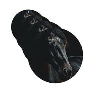 Juego de 4 ambientadores de coche para colgar - Tarjetas perfumadas para SUV A Dark Horse - Tableta de aromaterapia - Espejo interior - para dormitorio, armario, zapatero
