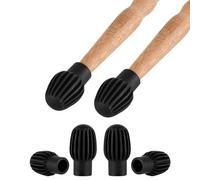 Juego de 4 amortiguadores de batería silenciosos para práctica de percusiones, instrumentos musicales, herramienta protectora, tapas de baquetas