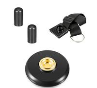 Juego de 4 anclajes para violonchelo que incluye tapón de correa de violonchelo, alfombrilla antideslizante, protectores de suelo con punta de goma para violonchelo, accesorios de instrumentos de bajo