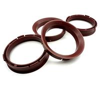 Juego de 4 Anillos centradores 66,45 mm a 57,1 mm - Aros reductores de buje para Llantas de aleación, Ajuste fácil instalación