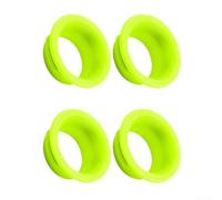 Juego de 4 anillos de pinza de freno para Magura MT5/MT7, cubiertas decorativas de plástico en diferentes colores, diseño sencillo para personalización (verde claro)