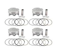 Juego de 4 Anillos de pistón para Cilindro de Motocicleta, Kit Completo STD a Plus 100, 67mm, 67,25mm, 67,50mm, 68mm, Compatible con YZF R6 YZF R6R R6(67mm)