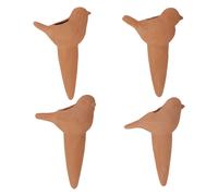 Juego De 4 Ayudas De Riego Pajaritos De Terracota Para Riego De Plantas Y Flores