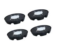 Juego de 4 bandejas de recogida de agua para plantas, bases de platillos de riego automático, sistemas de depósitos de agua para tiendas de cultivo, platillos automáticos de riego