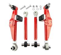 Juego de 4 barras de tensión de ángulo for brazos de control delanteros inferiores Compatible con Nissan 240SX S13 1989-1994