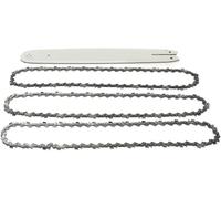 Juego de 4 barras guía de cadena de sierra de 16 pulgadas 3/8LP de 50 pulgadas compatible con Stihl 009 012 021 E180 MS180 MS190 MS250 pieza de motosierra