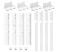 Juego de 4 bisagras de remolque para frigorífico y congelador con código original C00312150 para Indesit para Ariston 481231019131 484000000857 para Whirlpool