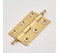 Juego de 4 bisagras decorativas de latón macizo, para armario, puerta de armario, muebles, lote de 2 pulgadas