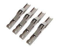 Juego de 4 bisagras plegables de 90 grados para puertas y estantes para mesa y muebles