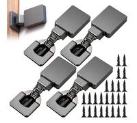 Juego de 4 Bisagras Puertas Cocina Ocultas Bisagras Puertas Madera Ajustable de 180°incluye Tornillos Fijación con Función Amortiguación para Cuerpos Armarios de 18-25 mm Muebles