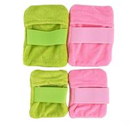 Juego de 4 bolsas de eliminación de arena, disfruta de la playa sin la molestia de la arena, edades (verde + rosa)