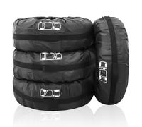 Juego de 4 bolsas para neumáticos: 19 - 23 pulgadas, impermeable, funda protectora para neumáticos, funda lavable para neumáticos, funda para neumáticos, cubierta de neumáticos, cubierta de rueda de