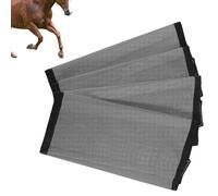 Juego de 4 botas de mosca para caballos, botas de mosca resistentes, leggings reutilizables para caballo, botas de caballo, leggings para caballos, diseño transpirable que reduce la fatiga de las