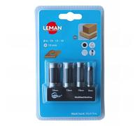 Juego de 4 brocas para taponar LEMAN WS D. 6,10,13,16 mm Q. 10 mm - 200.500.04