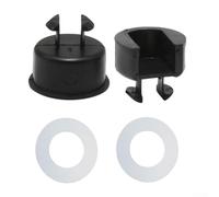 Juego de 4 bujes espaciadores de pivote para parachoques trasero, juego de 4 bujes espaciadores de pivote para Dodge 1500 2500 3500 2002-2008 OE Reemplazo de goma ABS ajuste directo fácil instalación